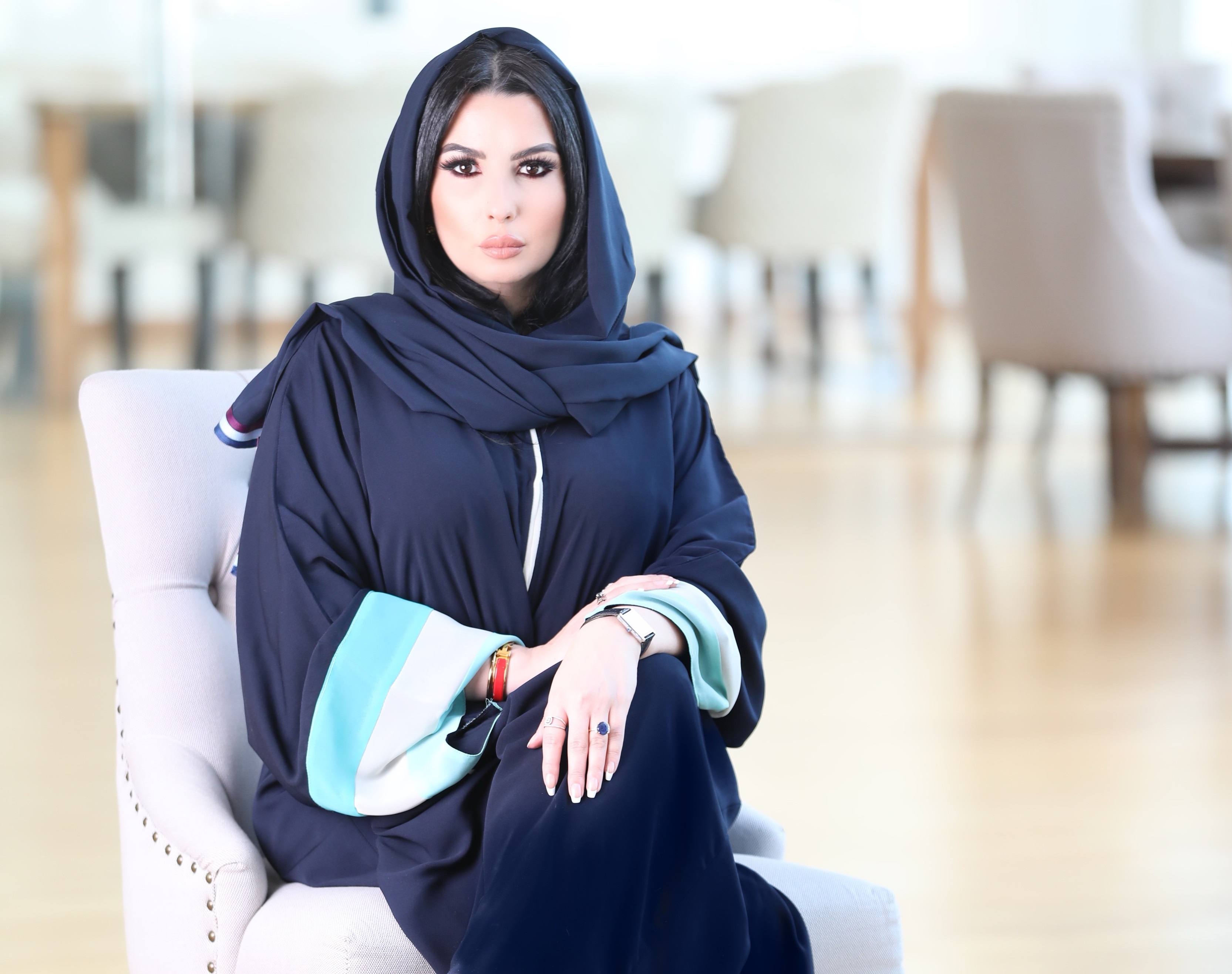 Layla Abu Zaid, a successful businesswoman, has significantly impacted the fashion industry, as a role model for Gulf and Arabian women.