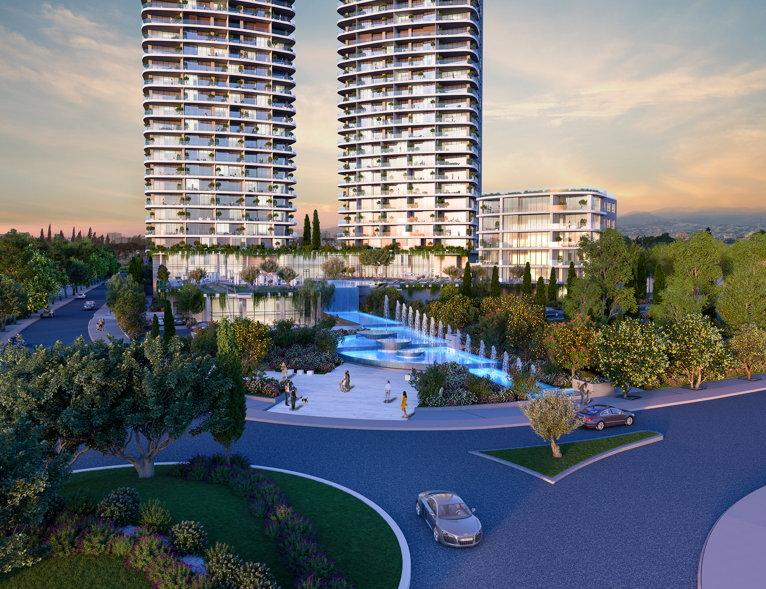 LimassoL Blu Marine Towers Elevated Podium