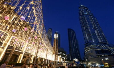 FILE PHOTO: People walk outside The Dubai Mall in Dubai