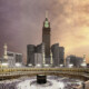 The Clock Tower in Mecca is a globally recognized religious and architectural landmark in Saudi Arabia and the world.