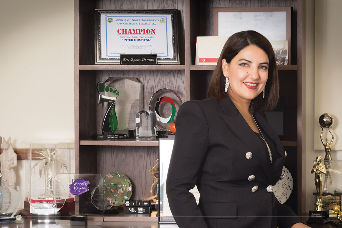 Reem Osman, is a prosperous entrepreneur from Saudi Arabia. The CEO of the Saudi German Hospitals Group in the United Arab Emirates.