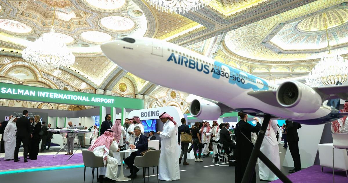 The Saudi Airlines Group signed a great deal today at the Future of Aviation Conference in Riyadh in the KSA's history.