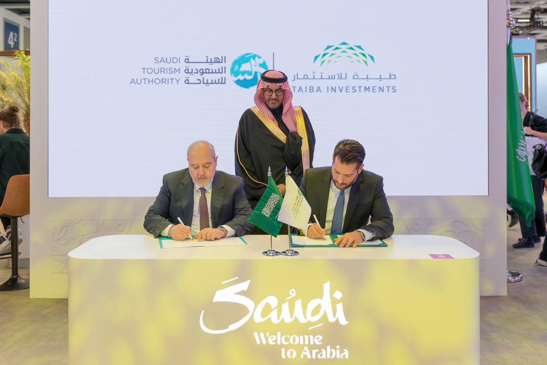 The Saudi Tourism Authority and Taiba Investments, the leader in hospitality and real estate development, ink a cooperation's memorandum.