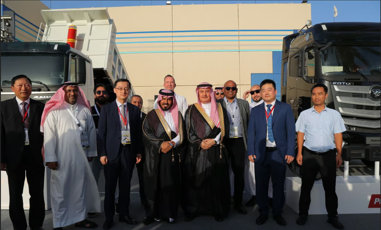 Petromin, the Kingdom of Saudi Arabia's exclusive distributor of the Foton brand, reinforced its dominance in the construction industry.