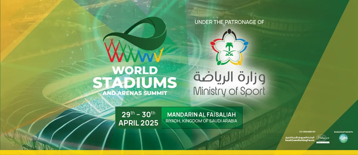 KSA is set to host the World Stadiums and Arenas Summit 2025 in Riyadh, marking its commitment to excellence in sports infrastructure.