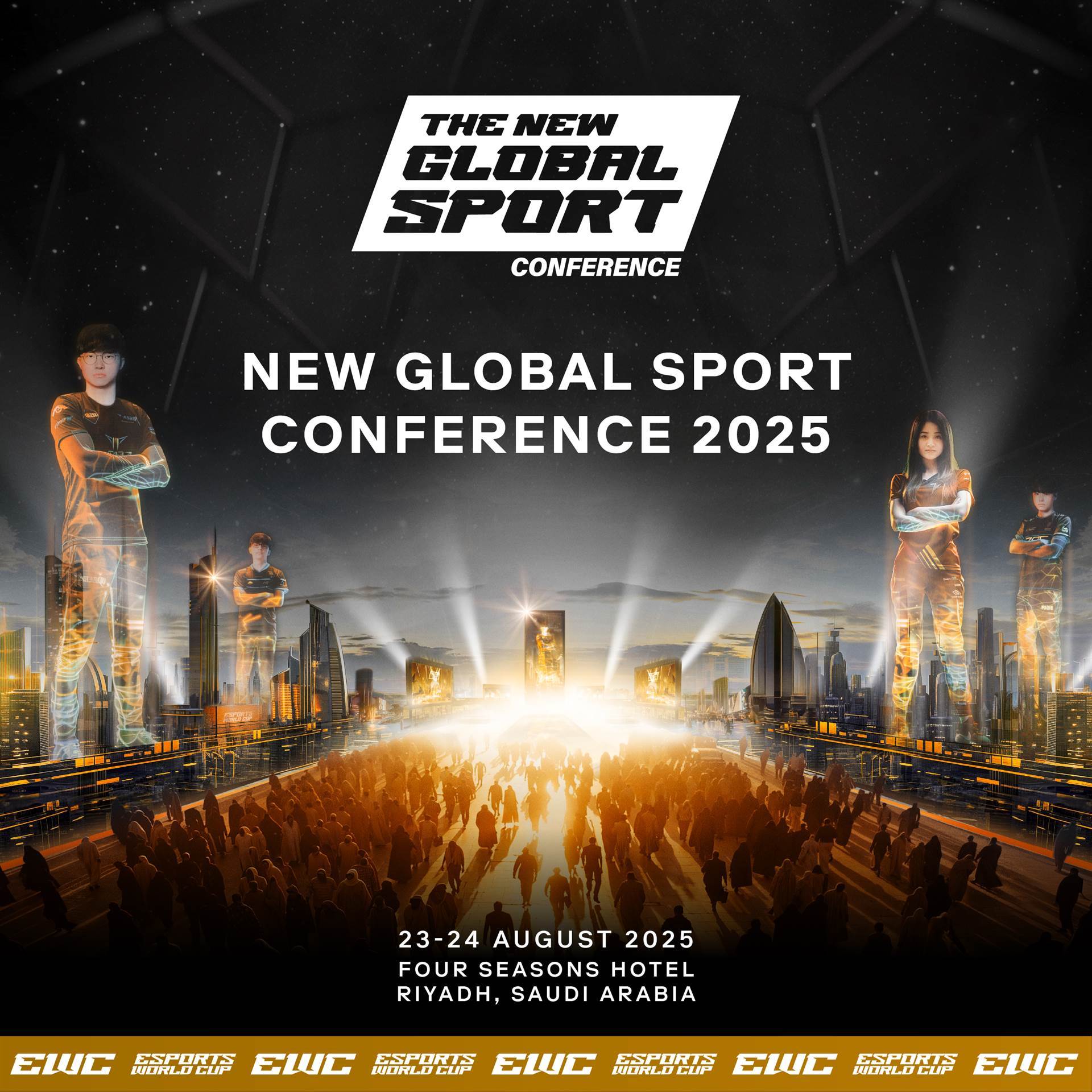 The New Global Sport Conference 2025, which takes place from August 23 to 24, will influence the future of gaming, esports, and sports.