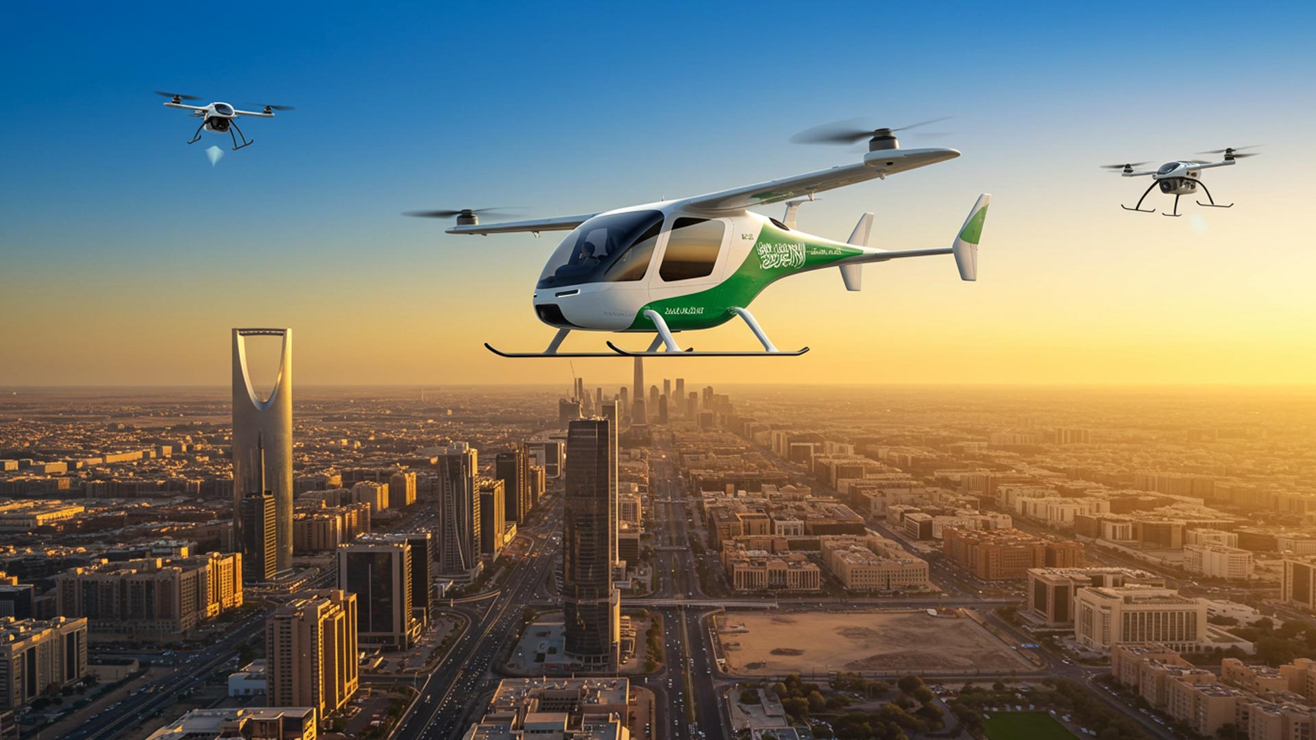 Flynow Arabia and the Ministry of Transport are collaborating to make Riyadh the world's first flying taxi city by 2030.