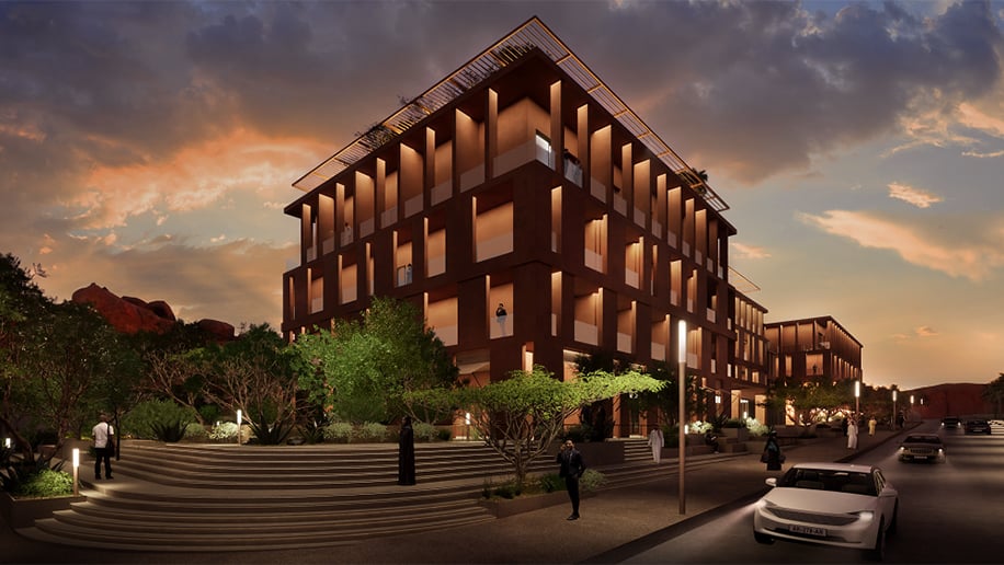 Marriott International is managing the ambitious Numaj—A Fabric of the Earth hotel project, which the Saudi PIF has disclosed details about.