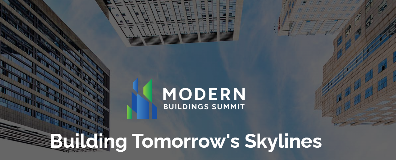 The Modern Buildings Summit will occur on May 20th. It addresses every aspect of modern buildings, encouraging cooperation and creativity.