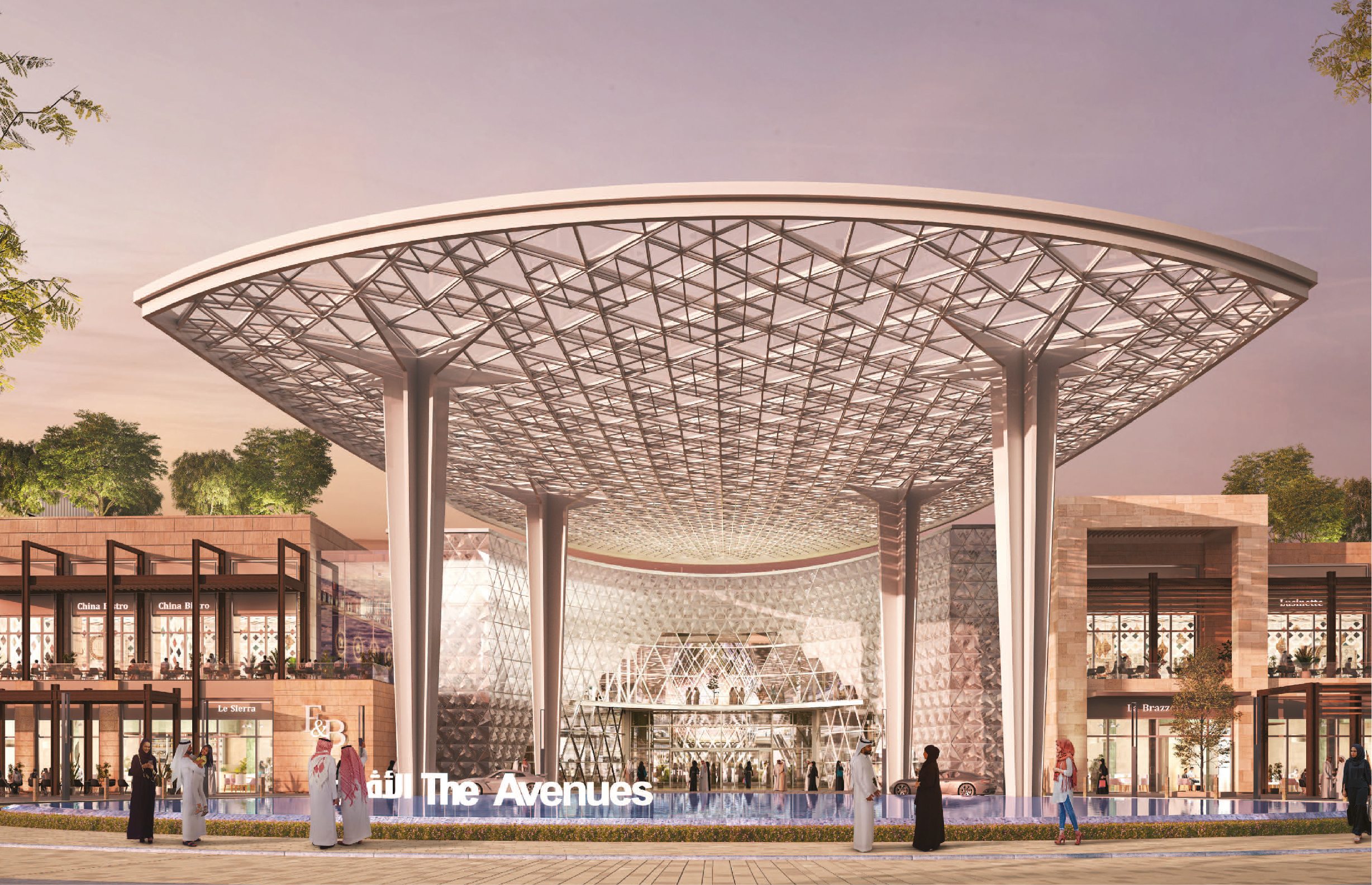 The Avenues Riyadh is a major urban development in Saudi Arabia, combining shopping, entertainment, and upscale lodging.